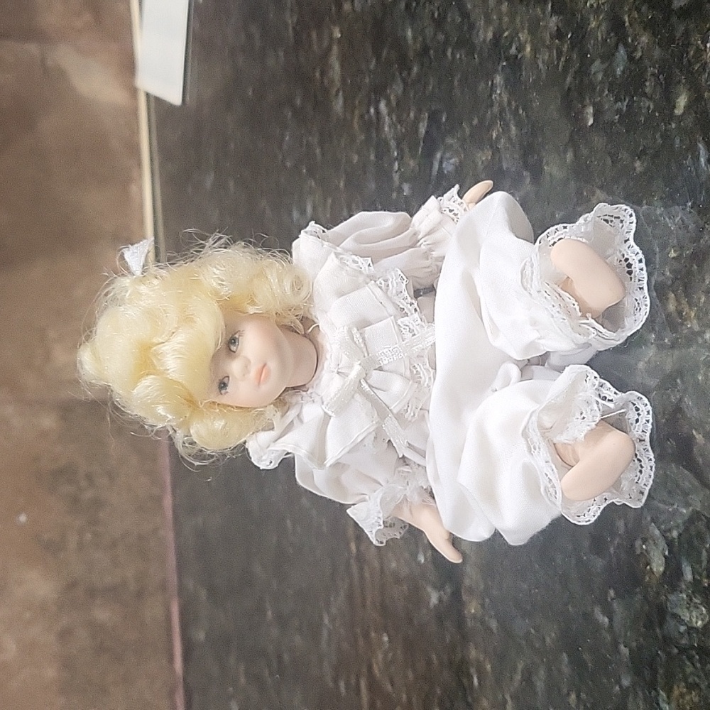 6" All Bisque Doll By Delton